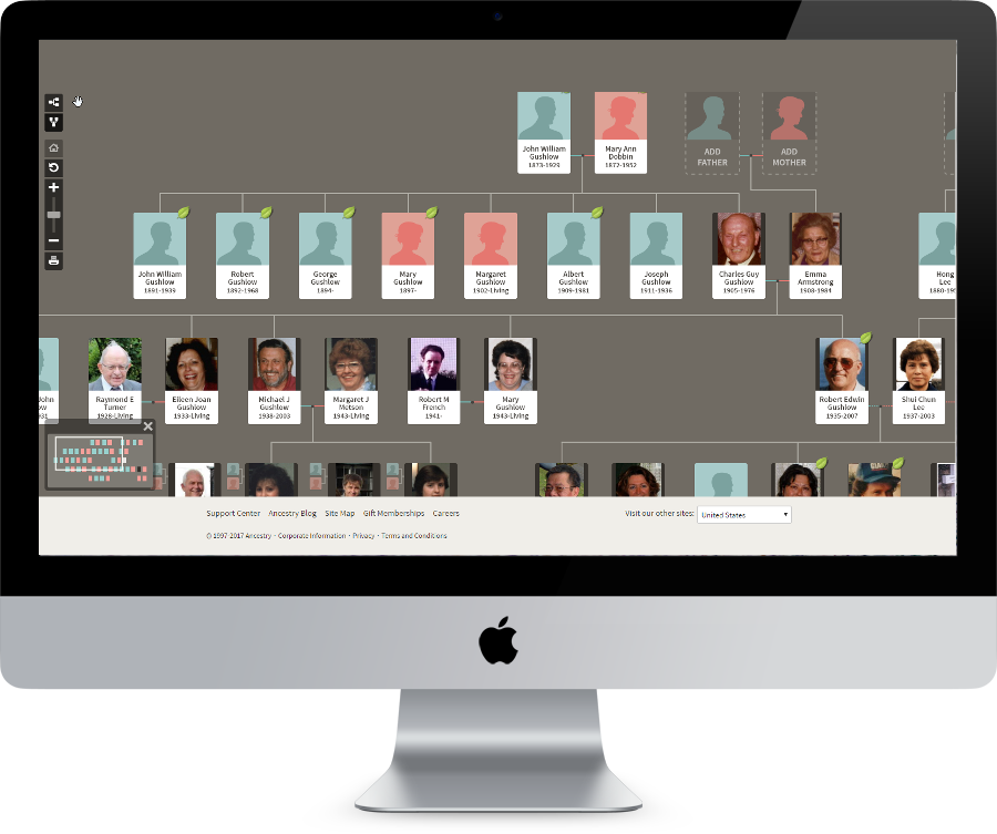 Old Family Tree Site